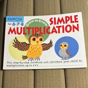👁️4/$10👁️ Math. Multiplication workbook. Parent homeschooling